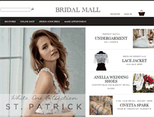 Tablet Screenshot of bridalmall.co.za